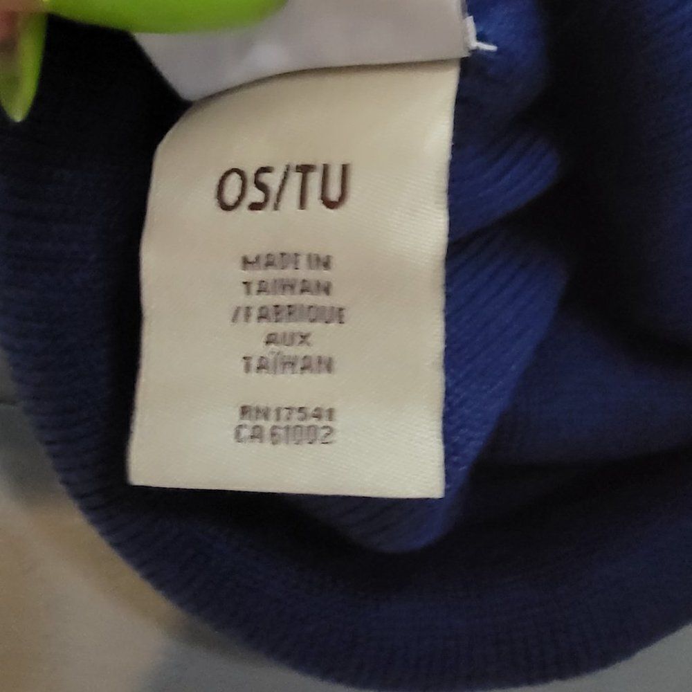 UGG Men's Blue Polyester Blend Knit Cuff Winter Beanie Hat - Picture 10 of 10